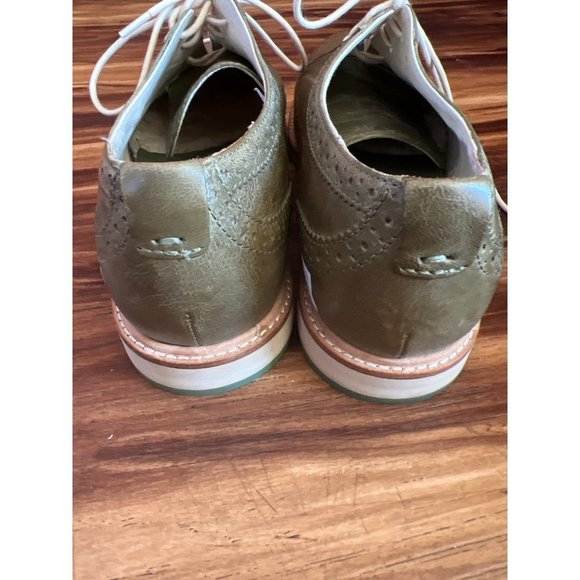 Men’s Olive Green Oxford Shoes — 8 main image 9